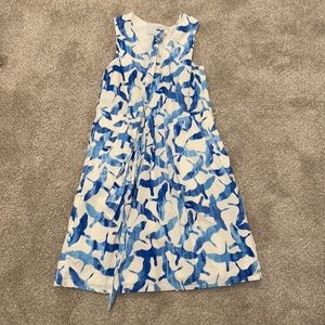 LL bean Dress with pockets and tie waist